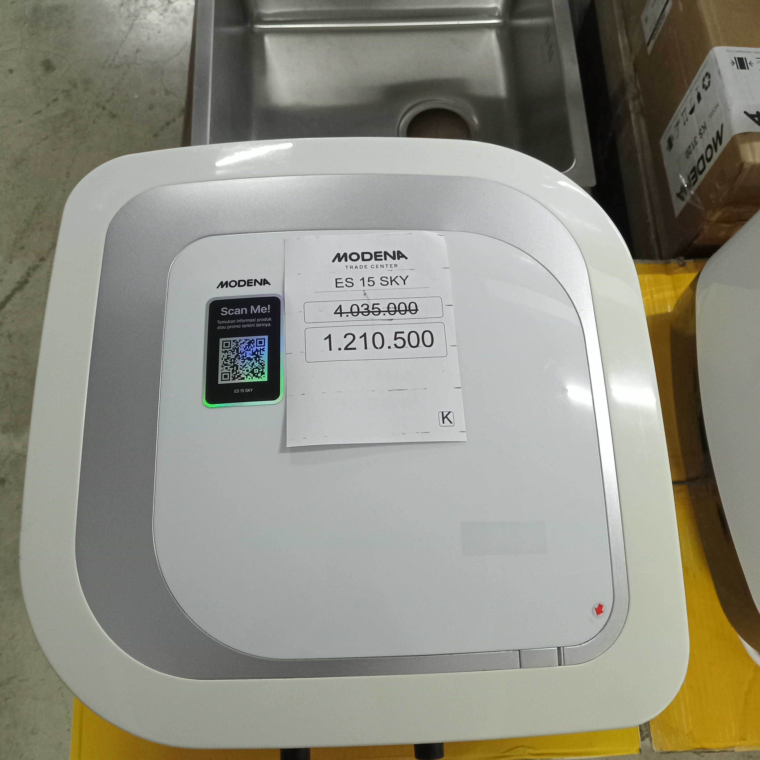 MODENA Water Heater - ES 15 SKY (K)